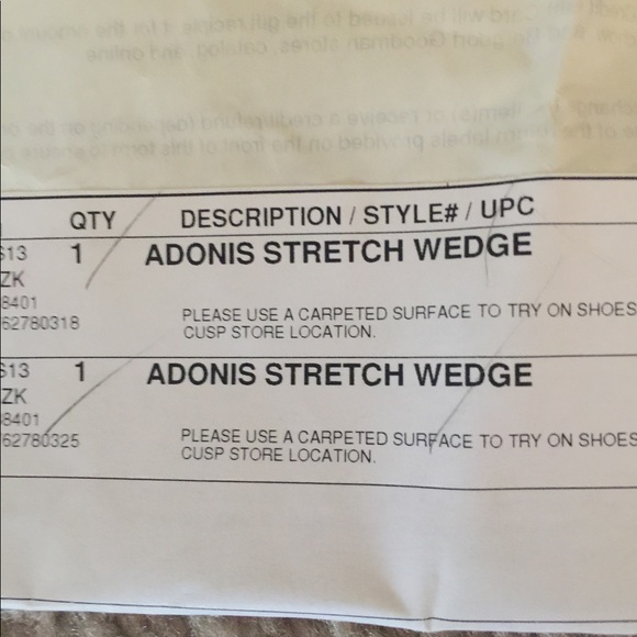 NIB Tory Burch Adonis wedge size 8 - Picture 6 of 6